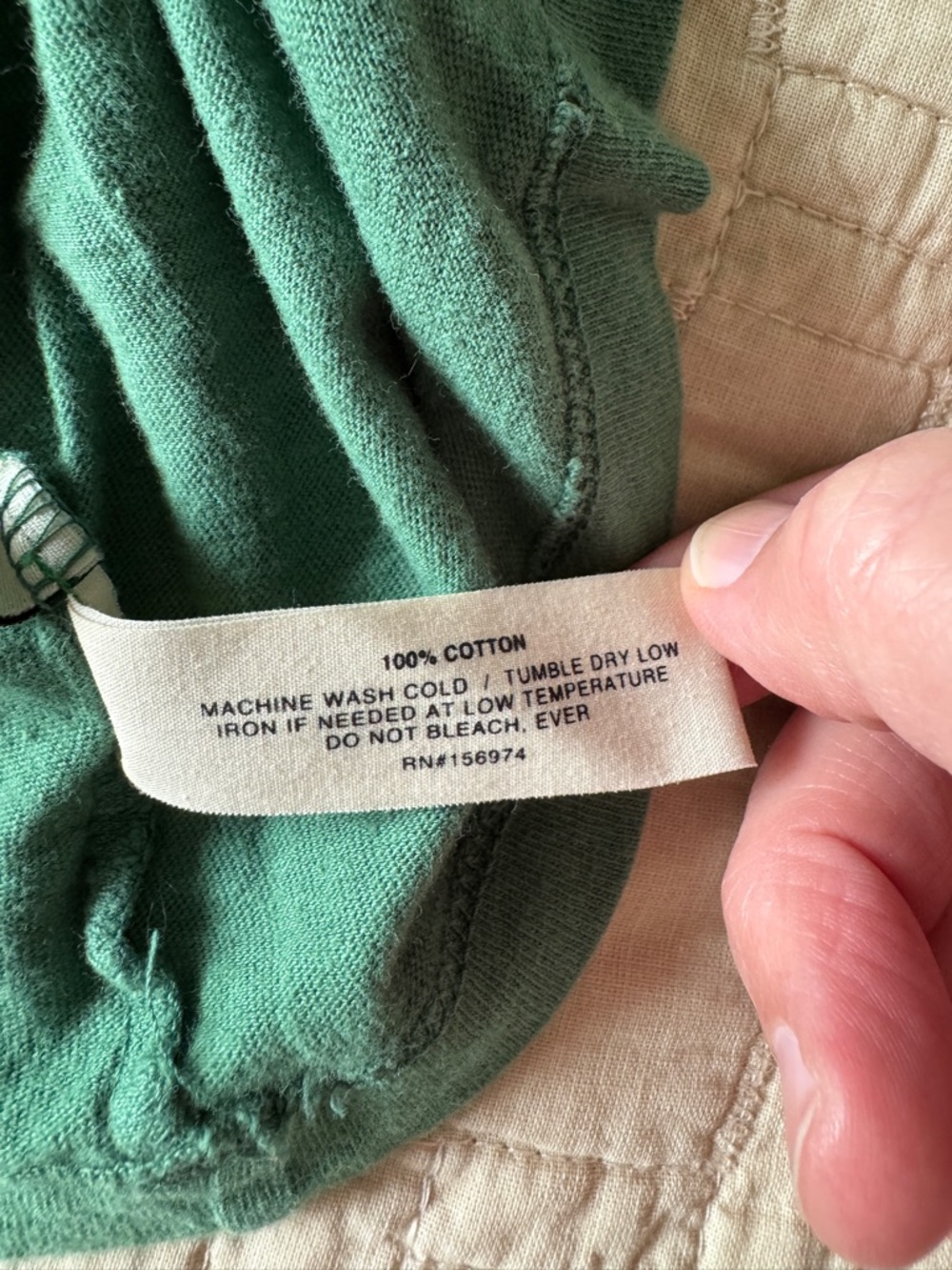 imogene + willie Green Short Sleeve Crew Tee - Picture 8 of 8